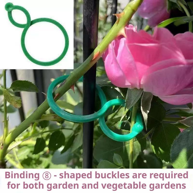 Vine Climbing Plastic - 100 Clips de Suporte para Plantas,