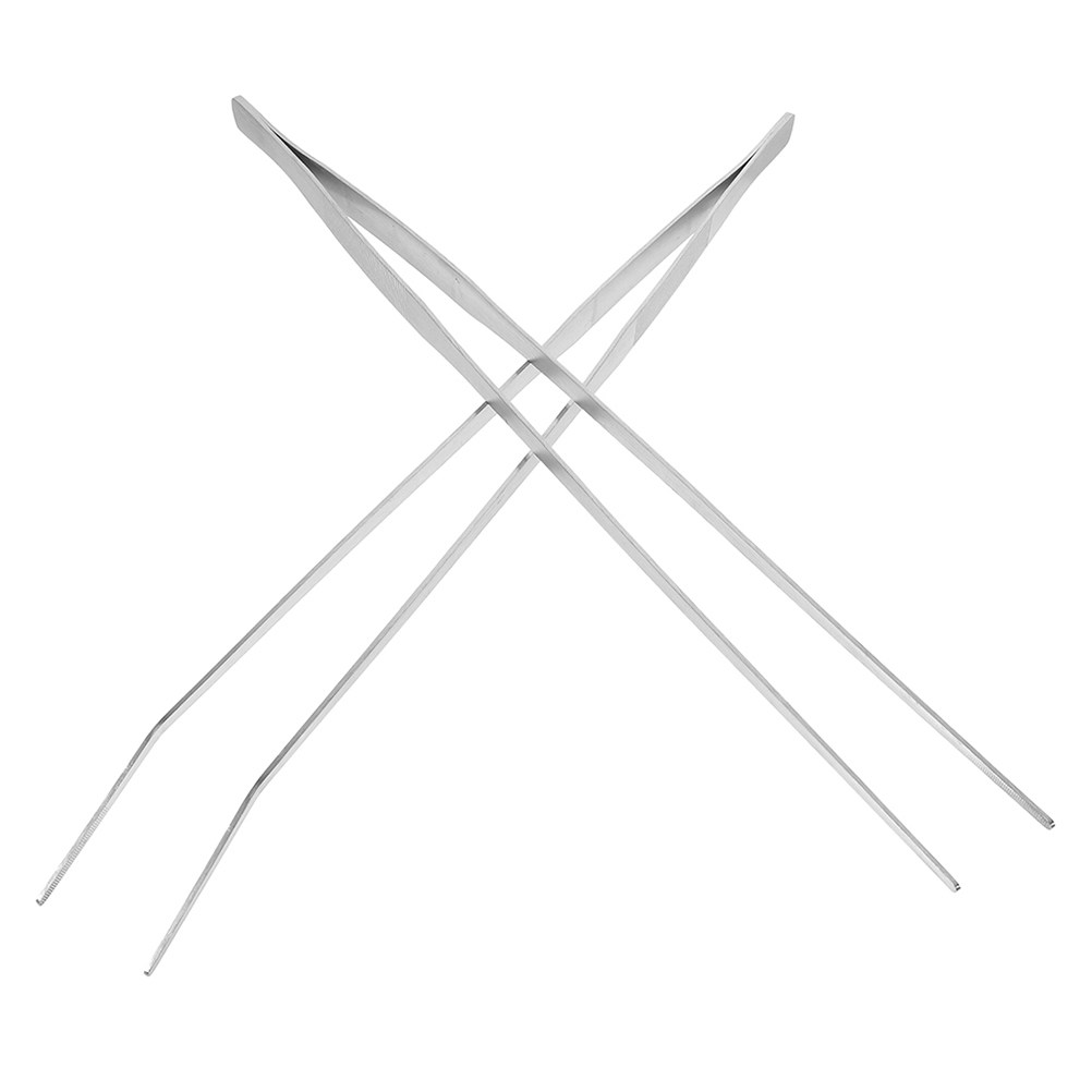 Feeding Tong Stainless - 2 pinças de aço inoxidável para